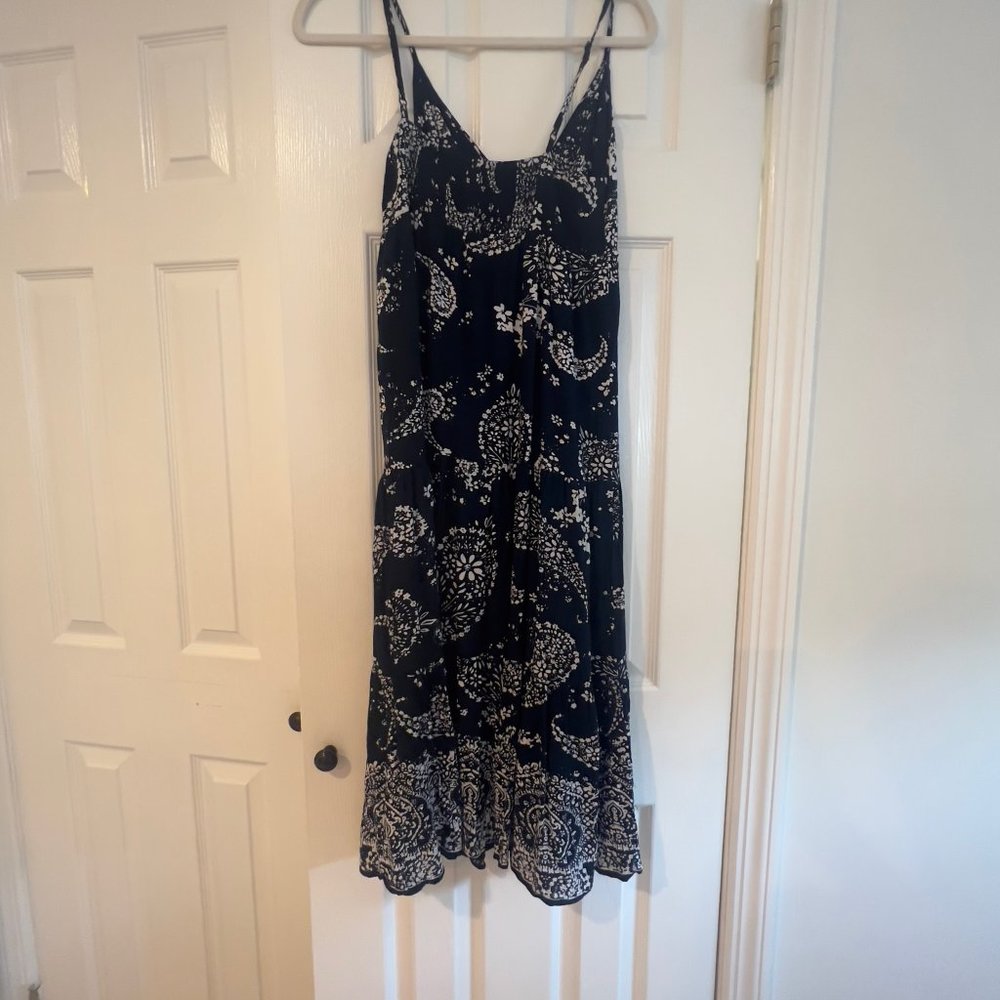 AQUA SLEEVELESS MAXI NAVY -SMALL